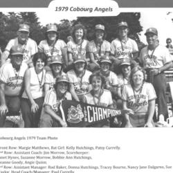 1979 Cobourg Angels Women's Fastball Team photos