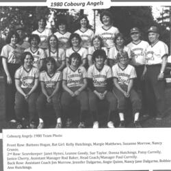 1980 Cobourg Angels Women's Fastball Team photos