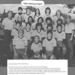 1981 Cobourg Angels Women's Fastball team photos