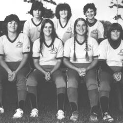 1981 Cobourg Angels Women's Fastball team photos