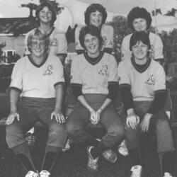 1981 Cobourg Angels Women's Fastball team photos