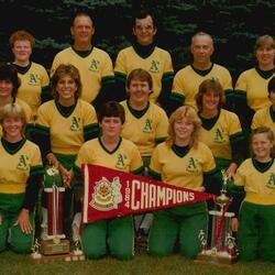 1984 Cobourg Angels Women's Fastball Team photos