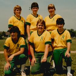 1984 Cobourg Angels Women's Fastball Team photos