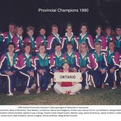 1990 Cobourg Angels Women's Fastball photo