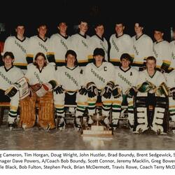 1991 Cobourg OMHA Champion Bantam team photo