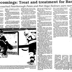 1992 Cobourg OMHA Champion Bantam news clip