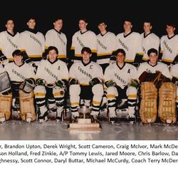 1992 Cobourg OMHA Champion Bantam team photo