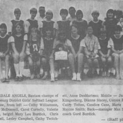 1967 Coverdale Angels Bantams