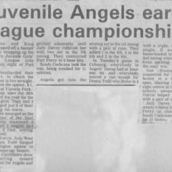 1973 Cobourg Angels