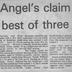 1975 Cobourg Angels