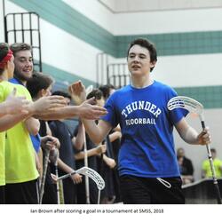 2018 St Mary's CSS photos of Thunder Floorball teams