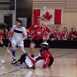 2012 Team Canada Floorball U-19 team photos at Slovakia