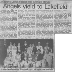 1981 Cobourg Angels