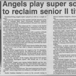 1987 Cobourg Angels