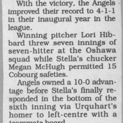 1992 Cobourg Junior Angels