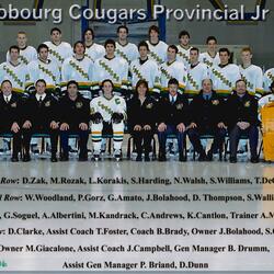 2006 Cobourg Cougars hockey team photo- Junior A