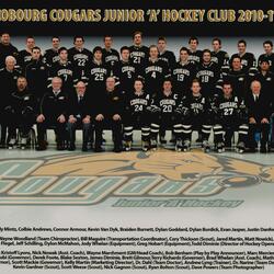 2011 Cobourg Cougars hockey team photo- Junior A