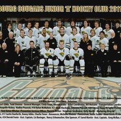 2012 Cobourg Cougars hockey team photo- Junior A