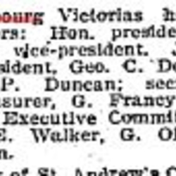 1900-11-29 Hockey -Cobourg Victorias Club elects officers