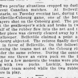 1906-02-12 Hockey -Puck splits in 2 -Brooklyn Daily Eagle