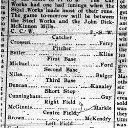 1909-07-02 Baseball -Manufacturer's League