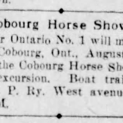 1910-08-17 Horses -Cobourg Horse Show -Rochester Democrat and Chronicle