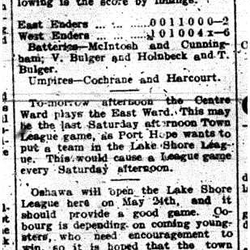 1913-05-13 Baseball -Town League