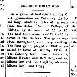 1915-03-12 School - CCI Basketball-Girls