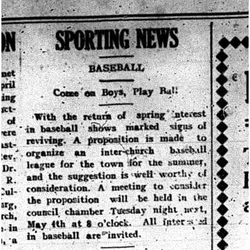 1915-04-30 Baseball