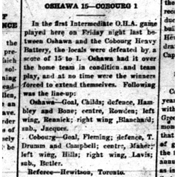 1918-01-18 Hockey - Intermediates