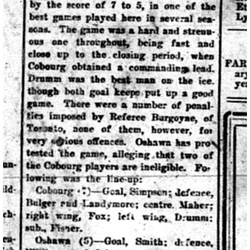 1918-01-18 Hockey - Juniors