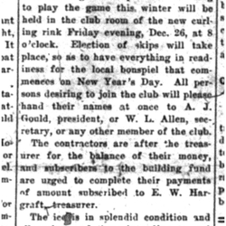 1919-12-18 Curling -Skip election