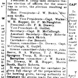 1921-04-14 Lawn Bowling -Annual meeting