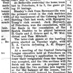 1923-07-19 Baseball -Cobourg stays in COBL