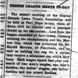 1925-05-07 Tennis -Annual Meeting