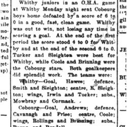 1926-02-04 Hockey -Juniors