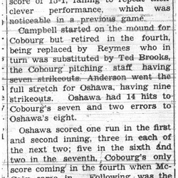 1937-06-10 Baseball - Lakeshore League