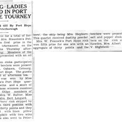 1937-07-22 Lawn Bowling -19 rinks at PH