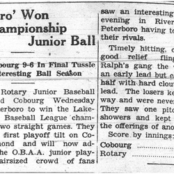 1937-08-19 Baseball - Junior in Championship game