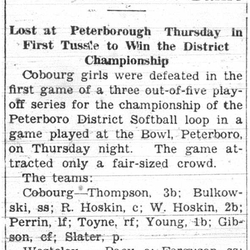 1937-08-19 Softball - Girls Championship