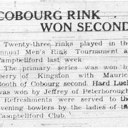 1937-08-26 Lawn Bowling -Campbellford