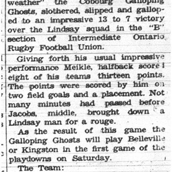 1937-10-28 Football - GG vs Lindsay