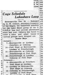 1938-01-06 School -Basketball schedule