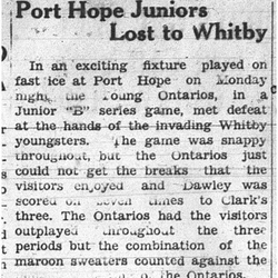 1938-01-13 Hockey -Juniors PH vs Whitby