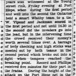 1938-01-20 Hockey -Intermediates -PH vs Whitby