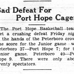 1938-01-27 Basketball -PH vs Peterborough