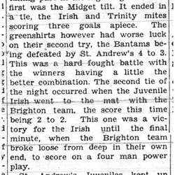 1938-02-10 Hockey - CCHL scores