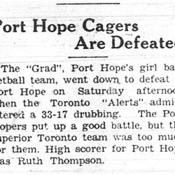 1938-02-17 Basketball -PH Ladies vs Toronto