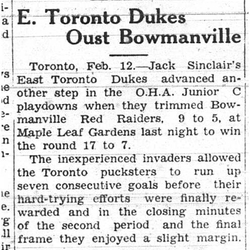 1938-02-17 Hockey -Junior C Playdowns