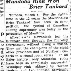 1938-03-10 Curling -Brier